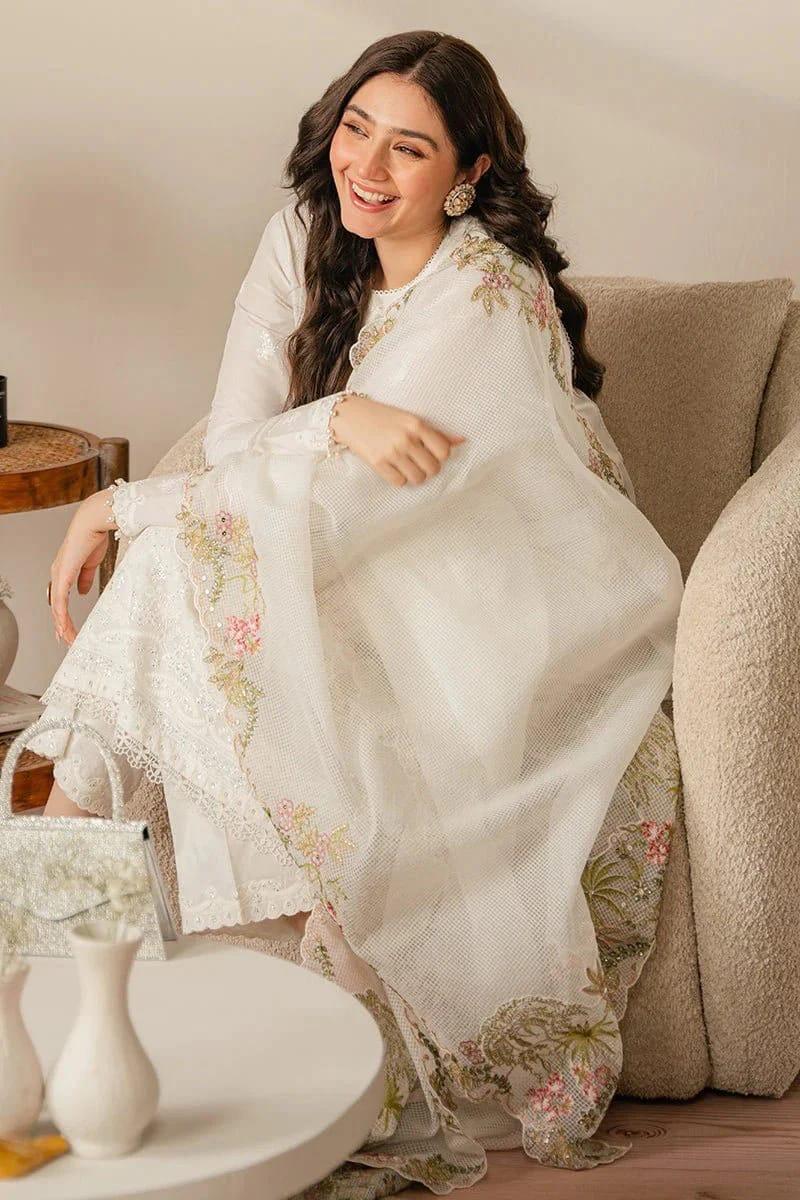 Embroidered Lawn Fancy 3 Piece Dress - Image 2