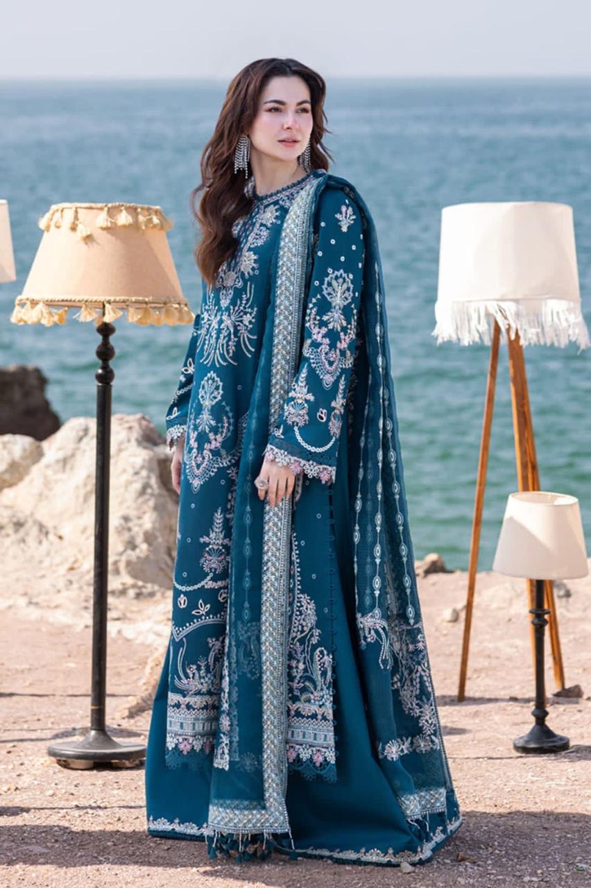 Embroidered Lawn Fancy 3 Piece Dress - Image 2