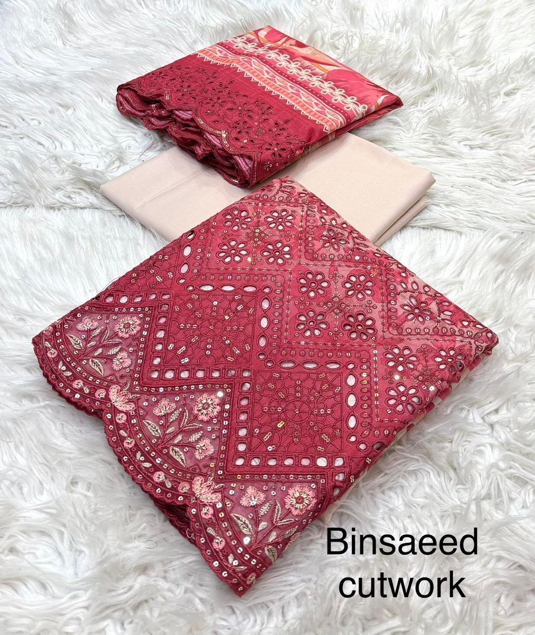 Lawn Chikenkari 3 Piece Suit