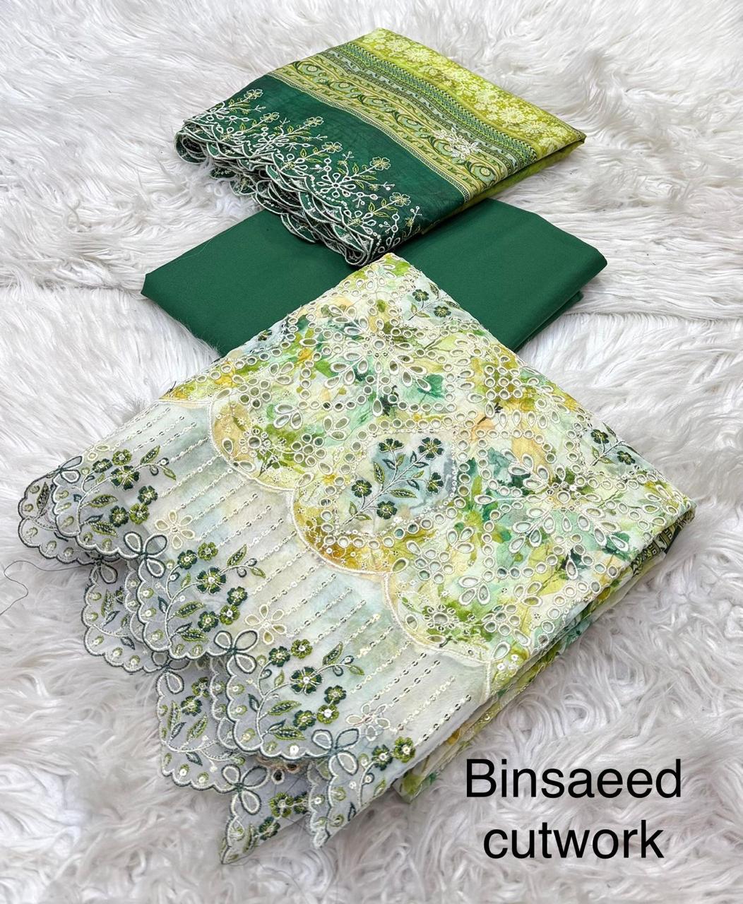 Lawn Chikenkari 3 Piece Suit