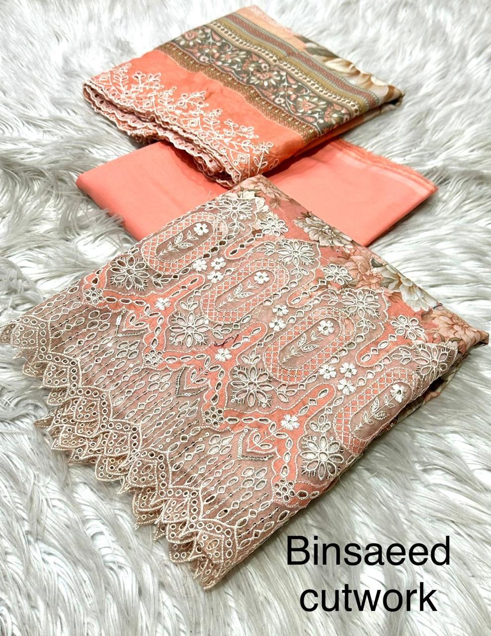 Lawn Chikenkari 3 Piece Suit