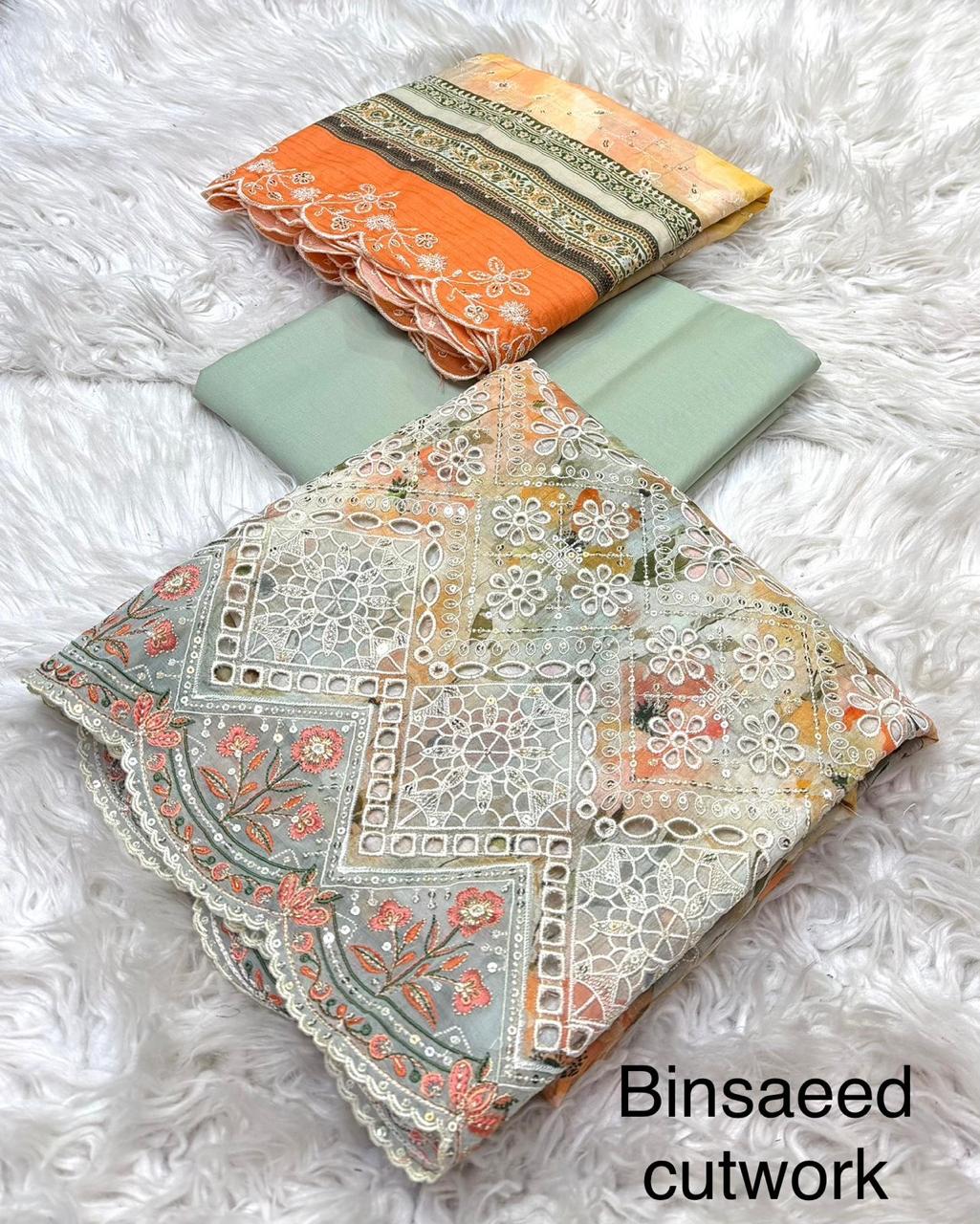Lawn Chikenkari 3 Piece Suit