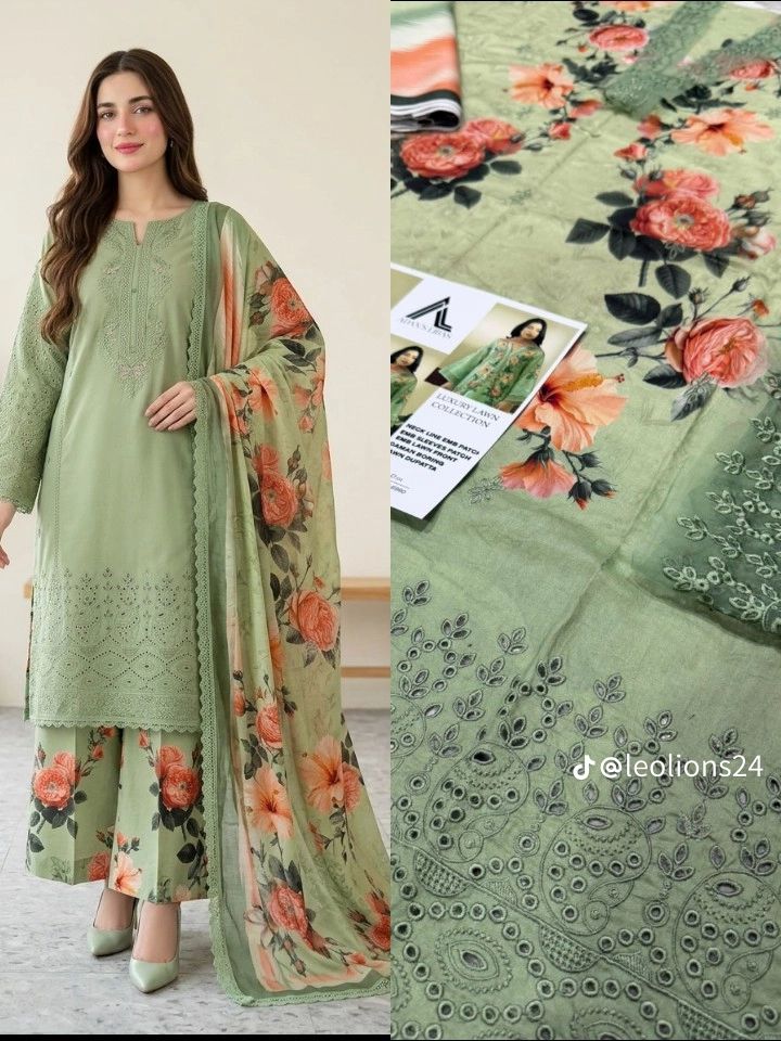 Premium Lawn 3pc Suit