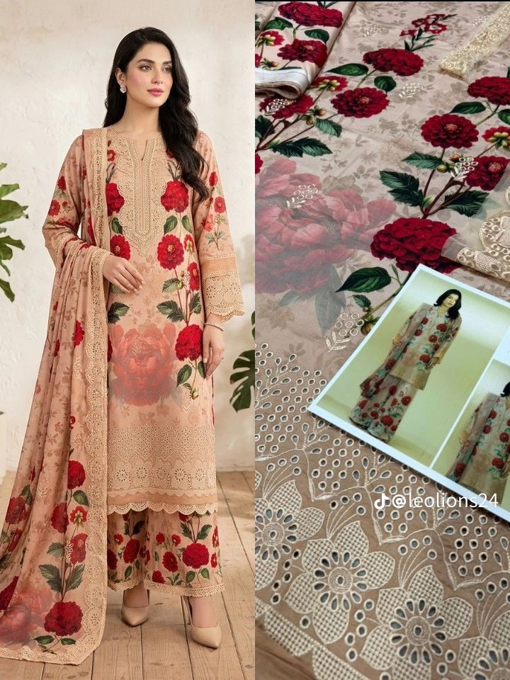 Premium Lawn 3pc Suit