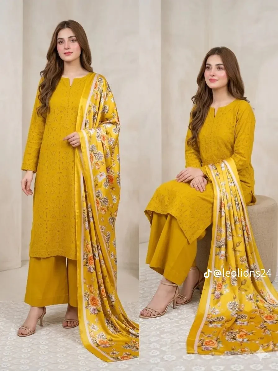 Premium Lawn 3pc Suit