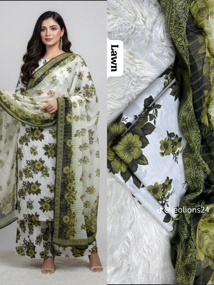 Premium Lawn 3pc Suit