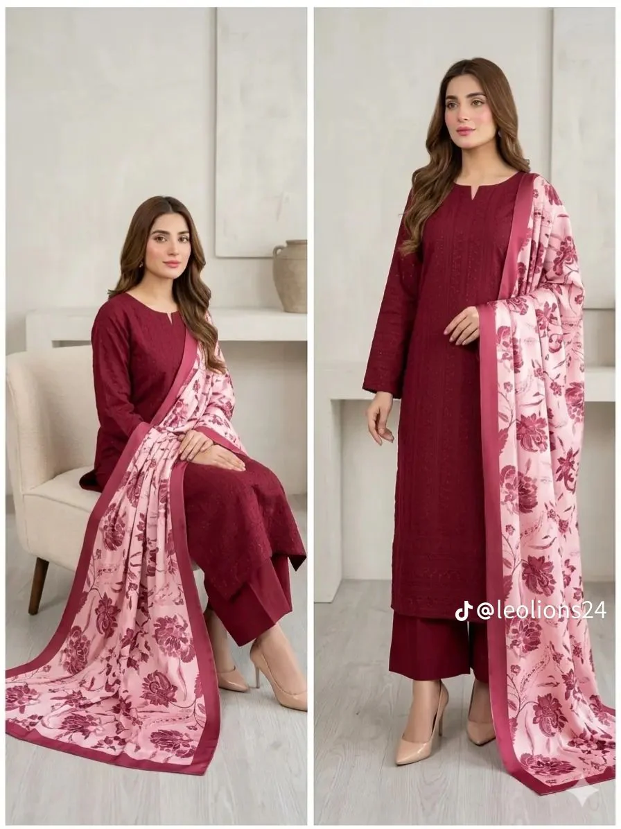 Premium Lawn 3pc Suit