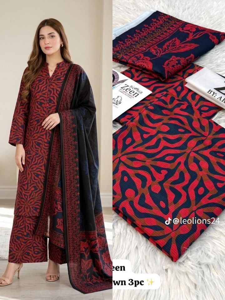 Premium Lawn 3pc Suit
