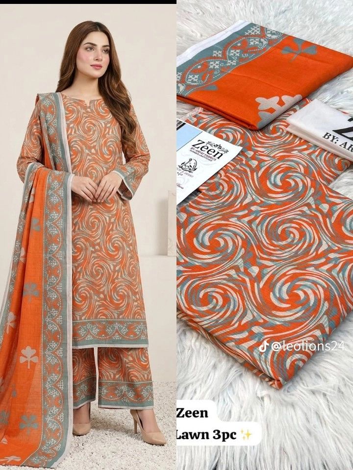 Premium Lawn 3pc Suit