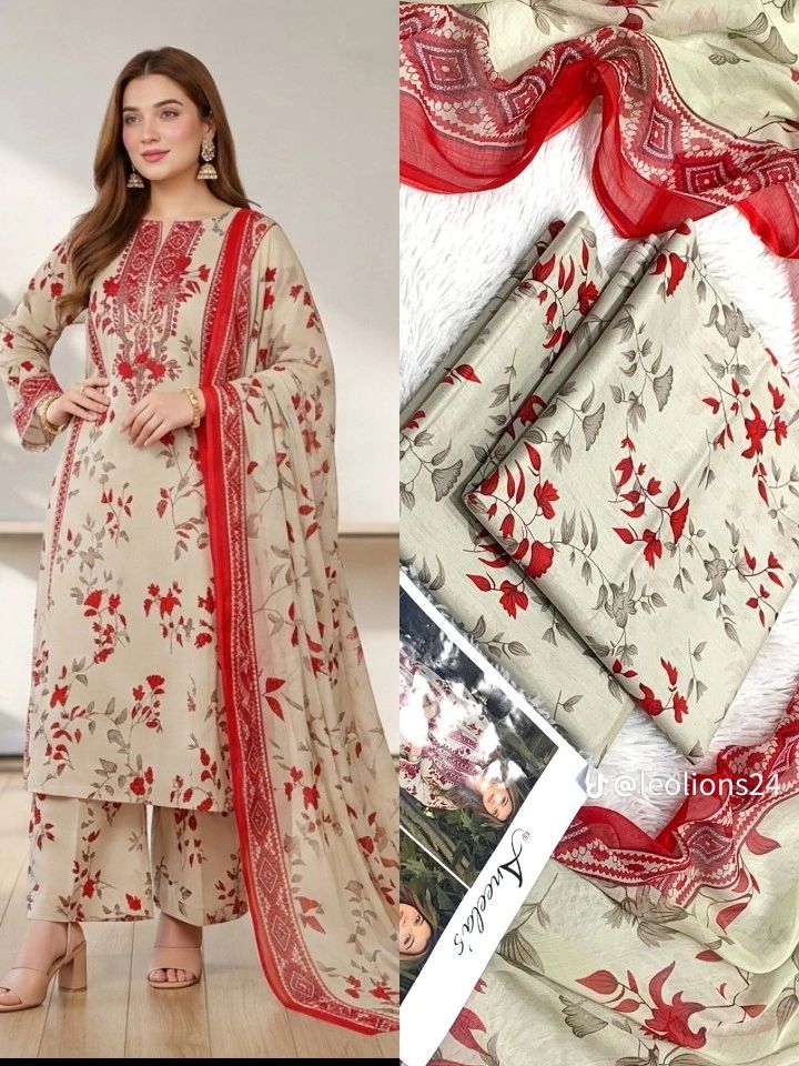 Premium Lawn 3pc Suit