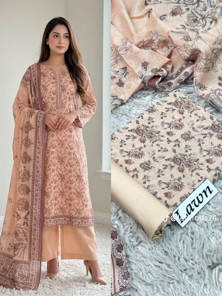 Premium Lawn 3pc Suit