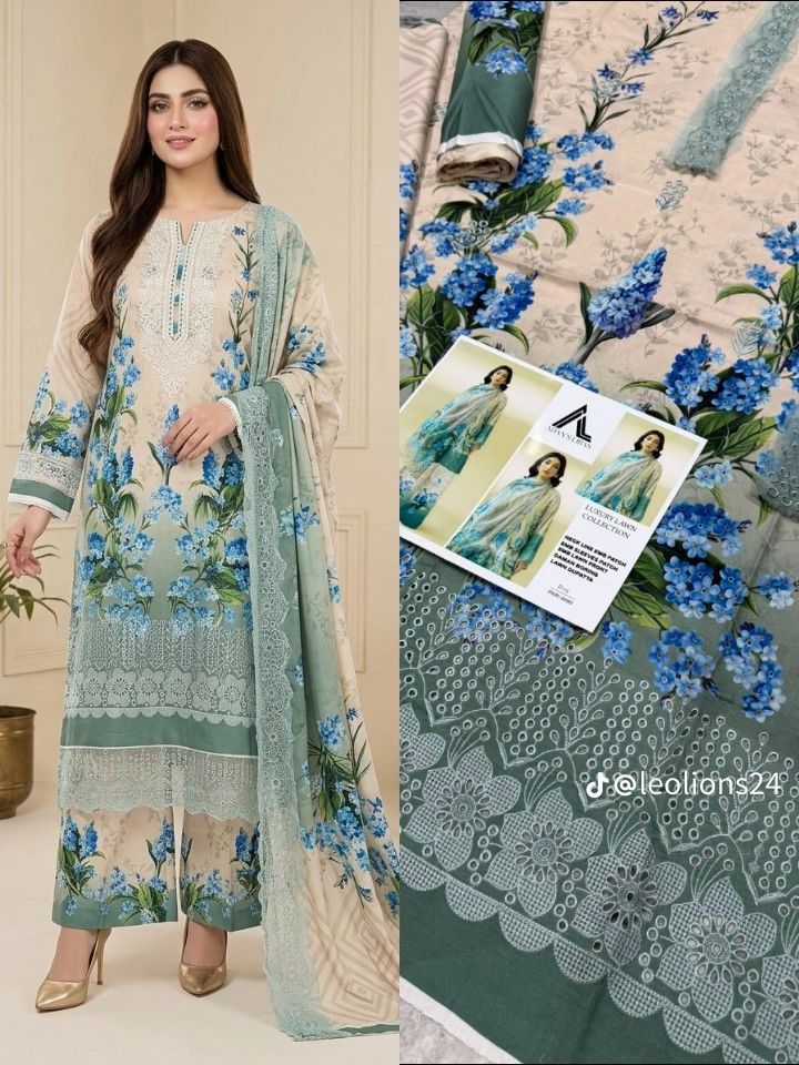 Premium Lawn 3pc Suit