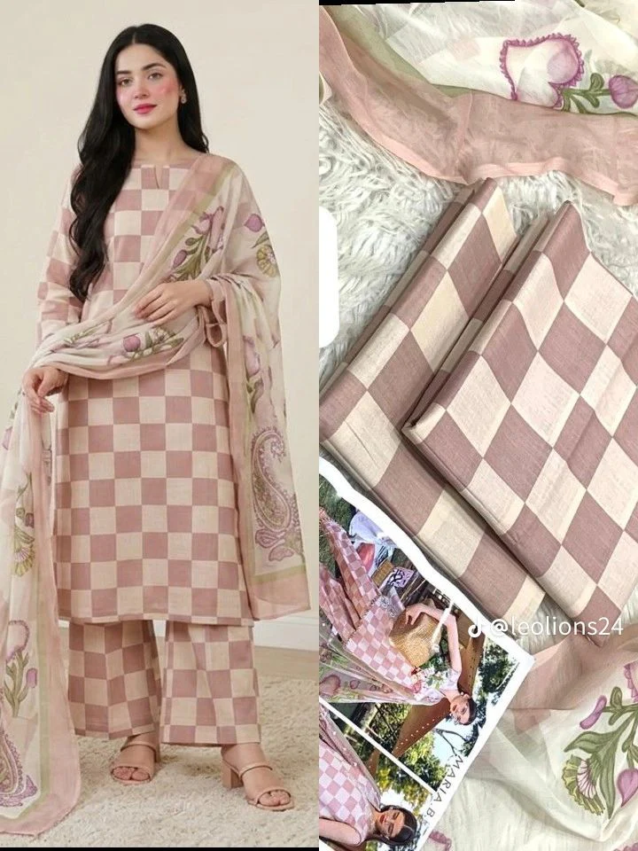 Premium Lawn 3pc Suit