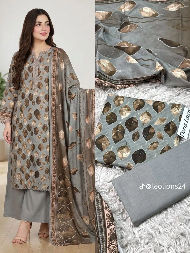 Premium Lawn 3pc Suit
