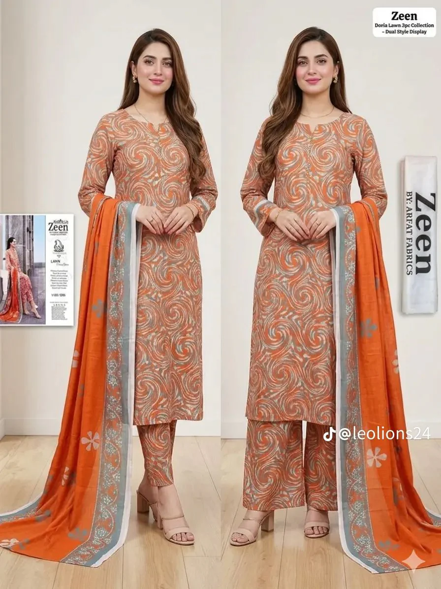 Premium Lawn 3pc Suit