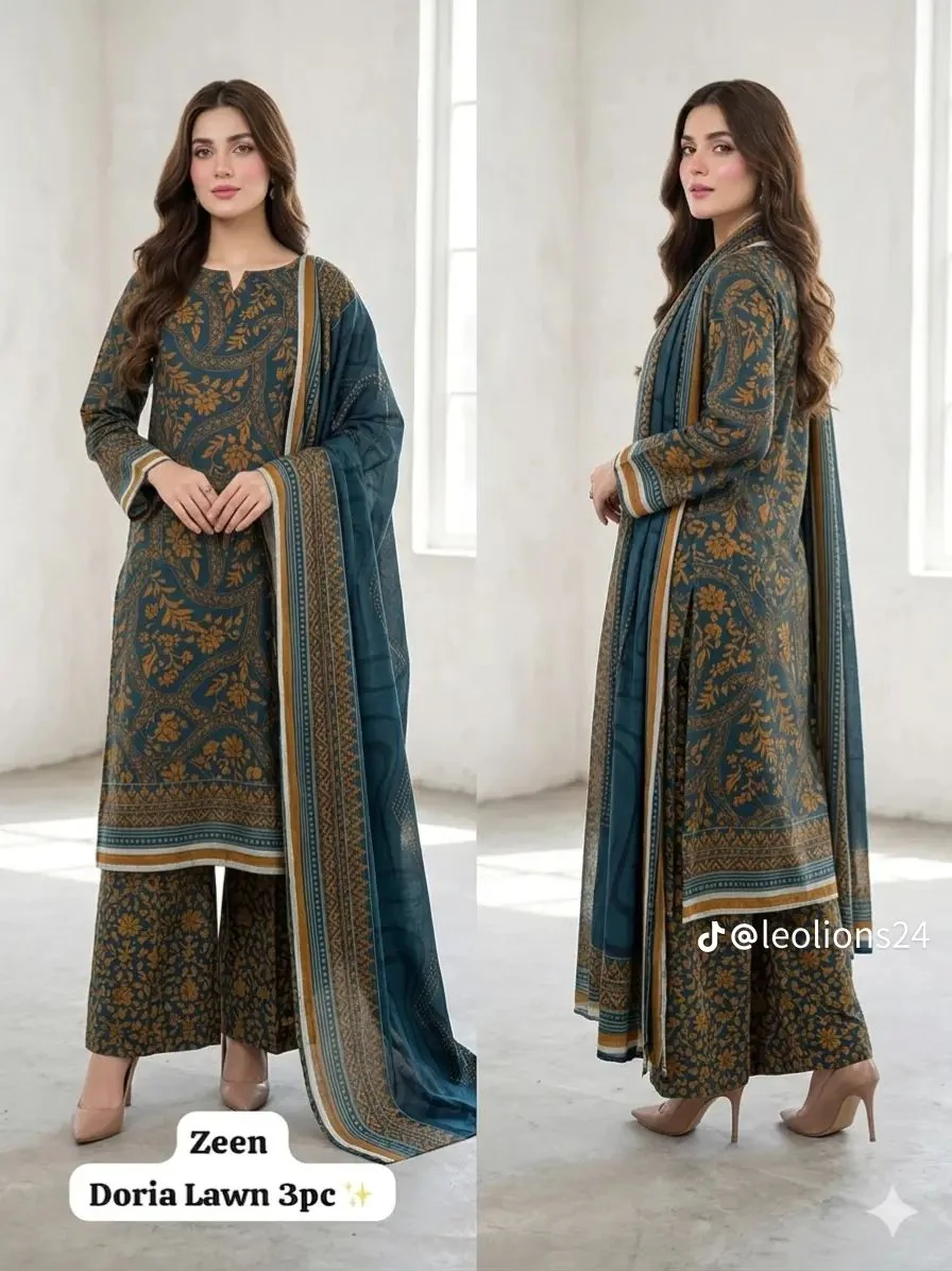 Premium Lawn 3pc Suit