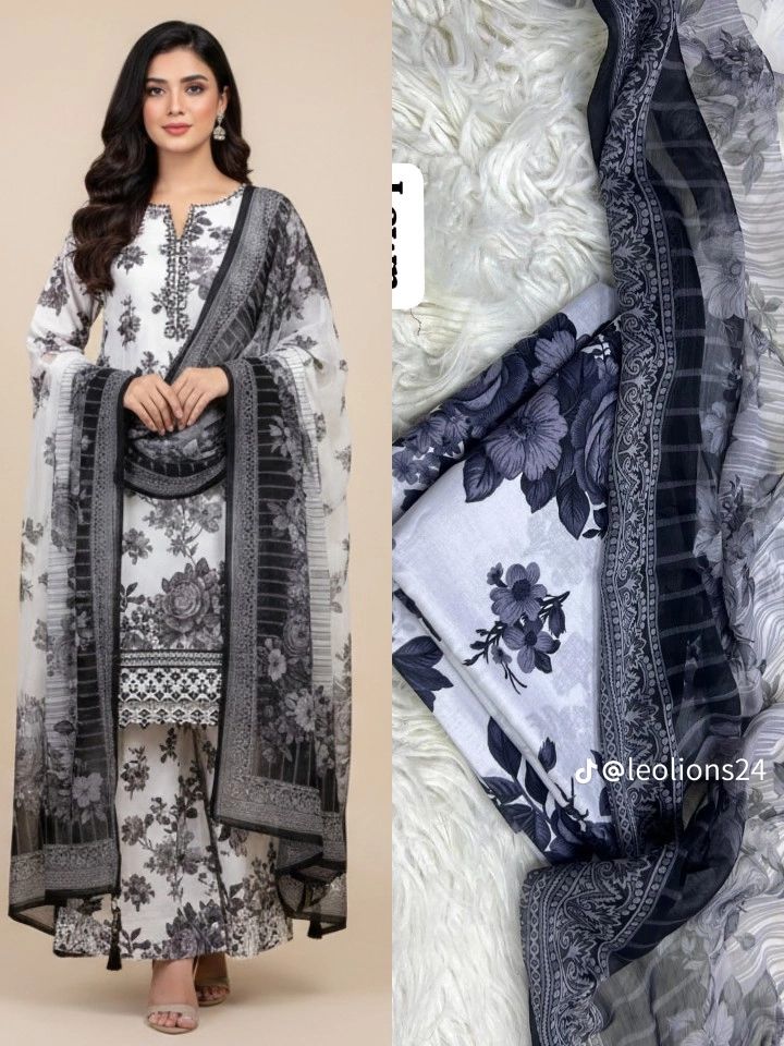 Premium Lawn 3pc Suit